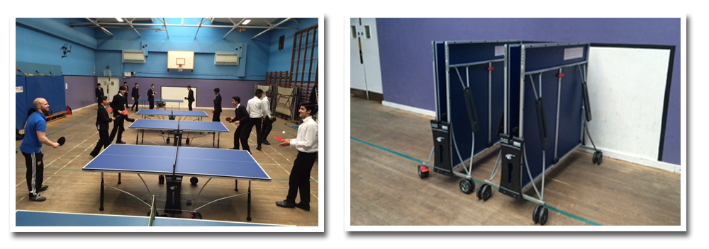 Cornilleau sport 250 indoor tables at Southborough High School