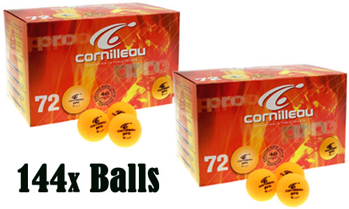 144x Cornilleau White 40mm Progress Balls