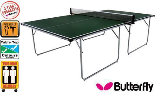 Butterfly Compact Indoor - Green -   (full size - compact storage) Table Tennis Table