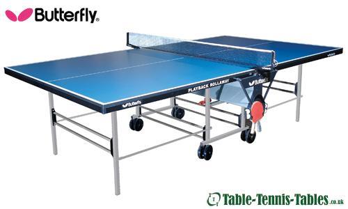 Butterfly Indoor - Playback Rollaway - Table Tennis Table