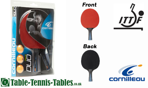 Cornilleau Bats & Ball Gatien Set ( 2 Bats & 3 Ball)