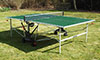 Green Kettler Stockholm GT Outdoor Table Tennis Table In Garden