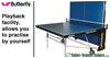 Butterfly Deluxe Indoor Table Tennis Table