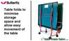 Butterfly Outdoor Green - Playback Rollaway - Table Tennis Table