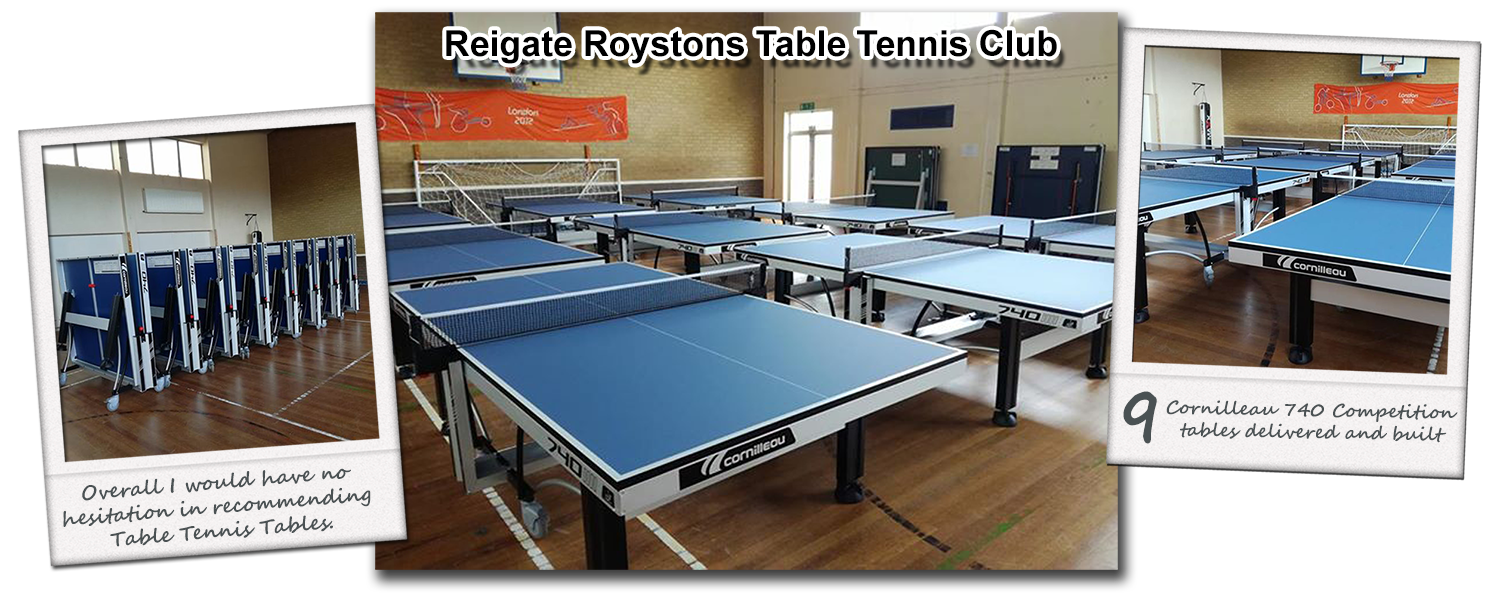  Reigate Roystons Table Tennis Clubs Cornilleau 740 competition tables 