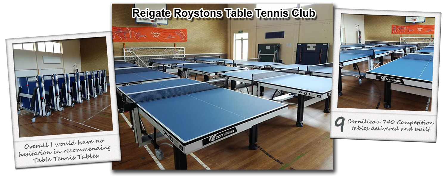  Reigate Roystons Table Tennis Clubs Cornilleau 740 competition tables