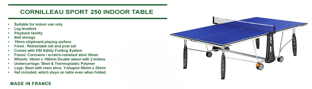 Cornilleau Sport 250 Indoor Table Tennis Table