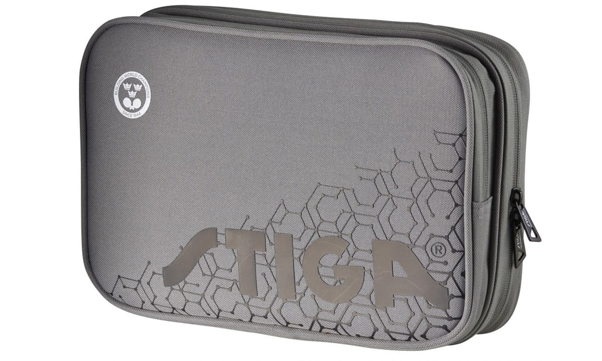 Stiga Grey / Black Bat Wallet