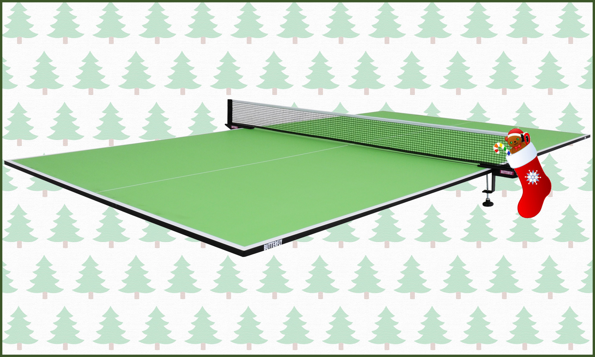 Butterfly 9' x 5' Table Tennis Top (Full Size)