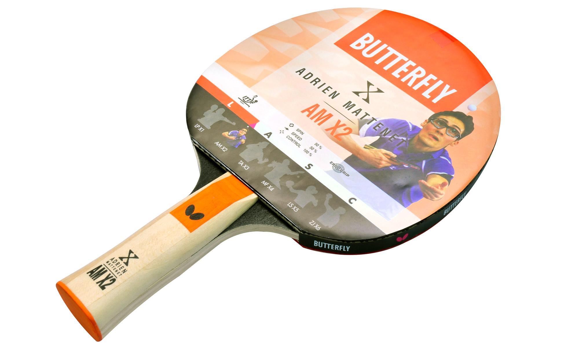 Butterfly Adrien Mattenet AMX2 Table Tennis Bat