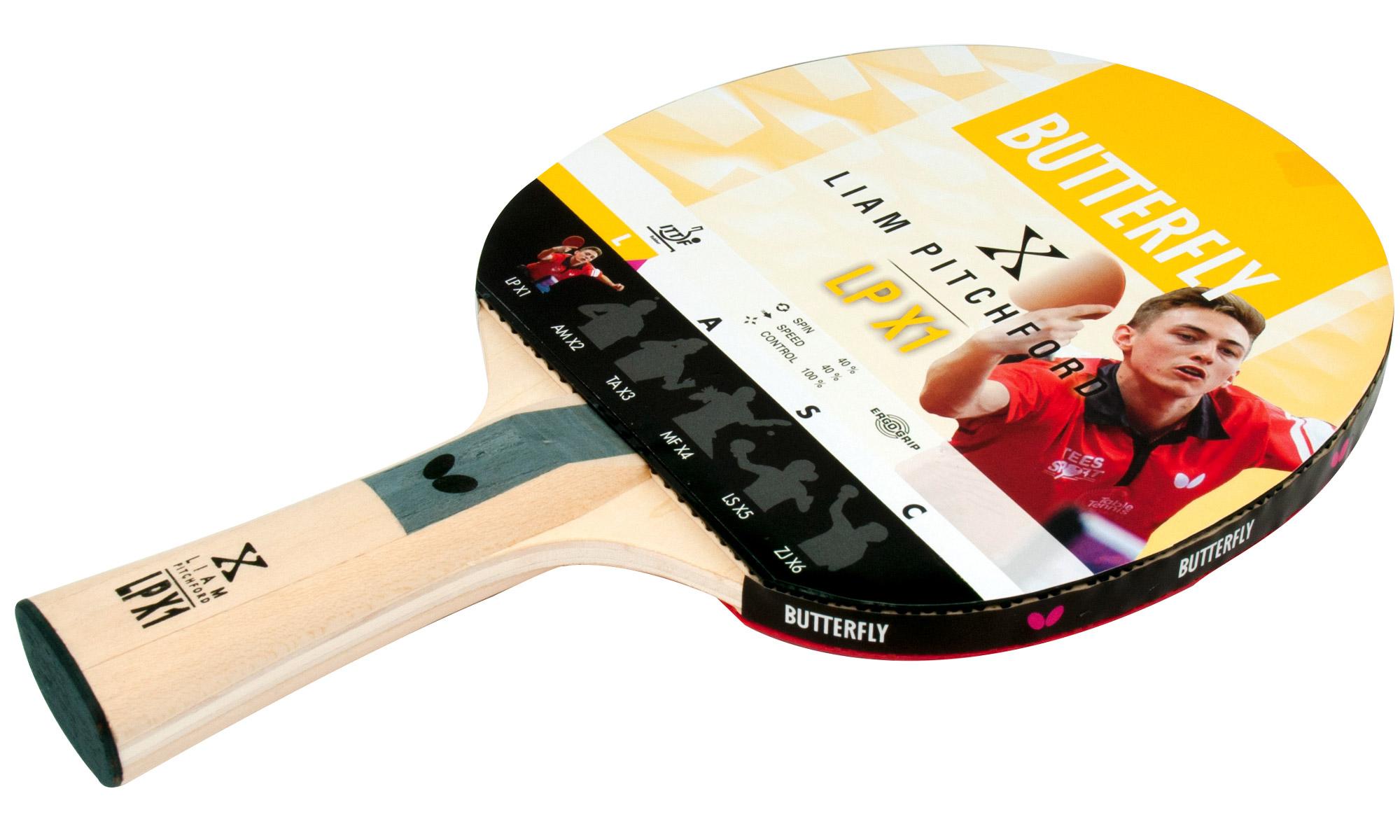 Butterfly Liam Pitchford LPX1 Table Tennis Bat