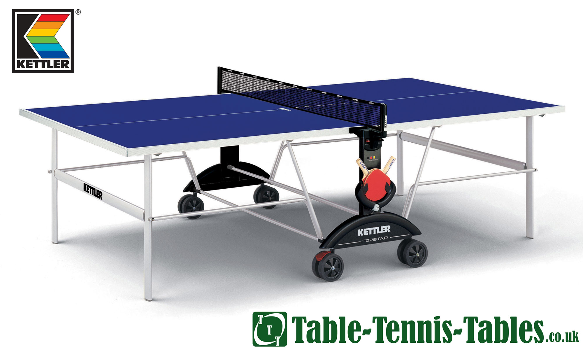 tyve komponent sammentrækning Kettler Topstar Outdoor Table Tennis Table Discontinued