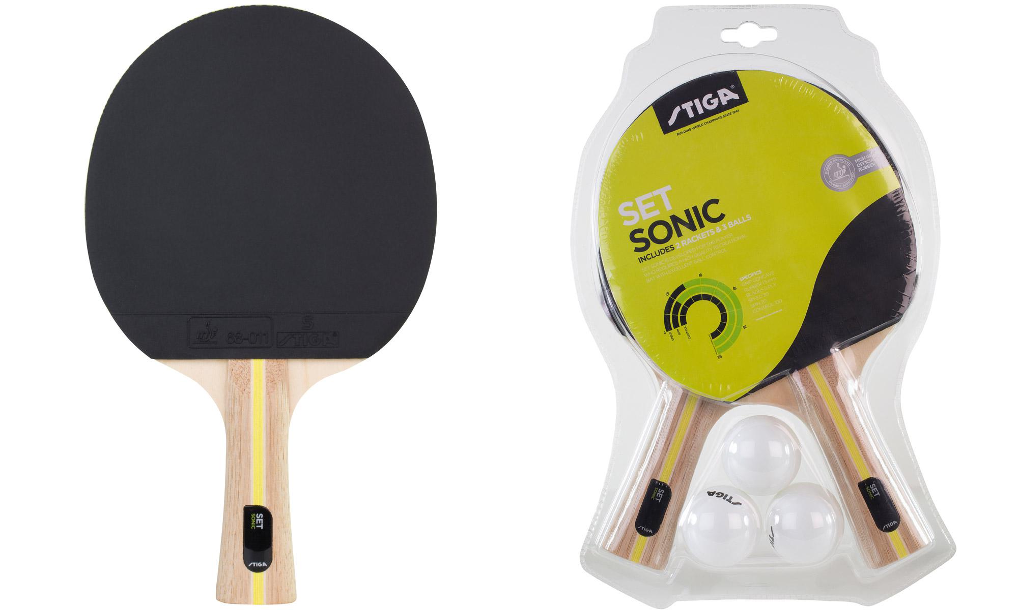Stiga Sonic Table Tennis Bat Set