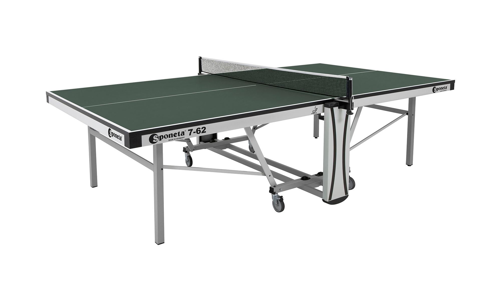 Sponeta Auto Compact ITTF Green Indoor Table Tennis Table
