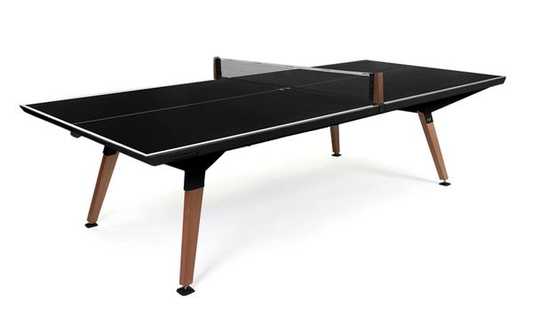 Cornilleau Black Play-Style Outdoor Ping Table - Black TT Top