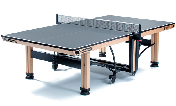 Grey Cornilleau Competition 850 ITTF Wood Indoor Table Tennis Table