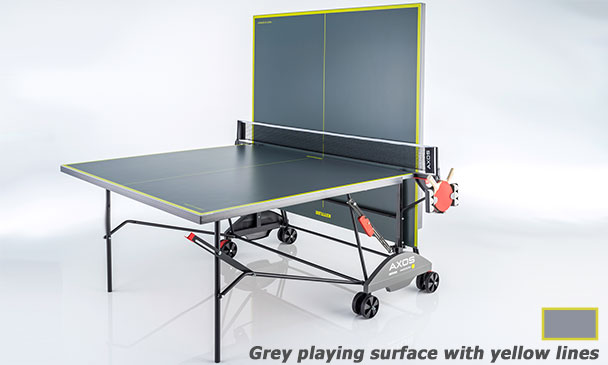 Kettler AXOS 3 Indoor Table Tennis Table in Playback Position