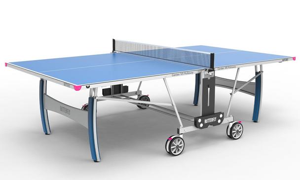 Blue Butterfly Garden M5 Outdoor Table Tennis Table