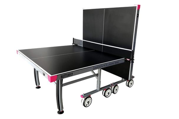 Butterfly Garden Rollaway 8000 Outdoor Table Tennis Table - Black   