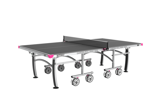 Butterfly Garden Rollaway 8000 Outdoor Table Tennis Table - Black