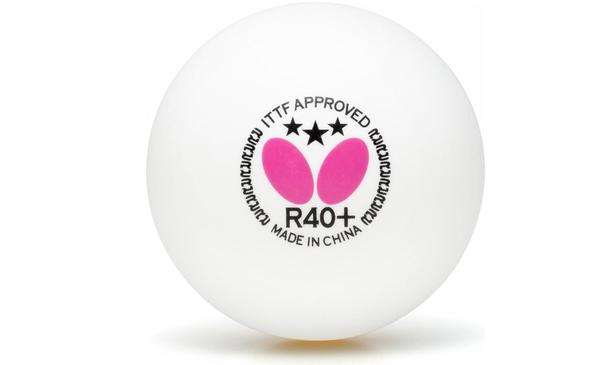 Butterfly R40+ ITTF Approved 3 star ball (pack of 12)