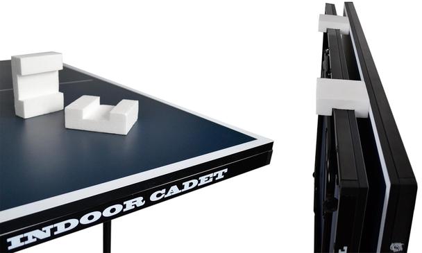 Compact Storage of Gallant Knight Cadet (3/4 Sized) Table Tennis Table