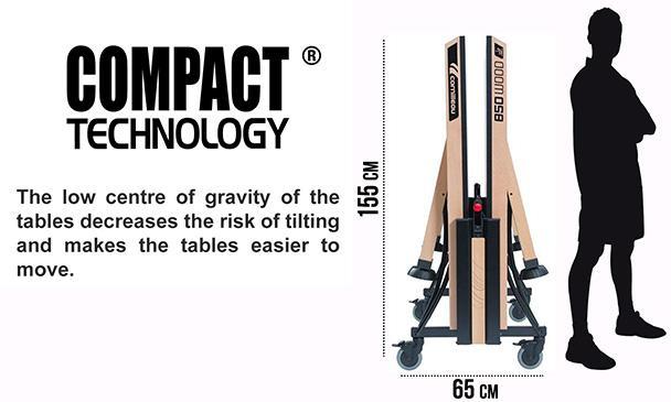 Cornilleau Competition 850 ITTF Wood Indoor Table Tennis Table