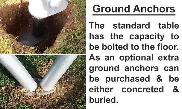 Ground Anchors For Cornilleau Park Table Tennis Table