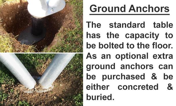 Ground Anchors For Cornilleau Park Table Tennis Table