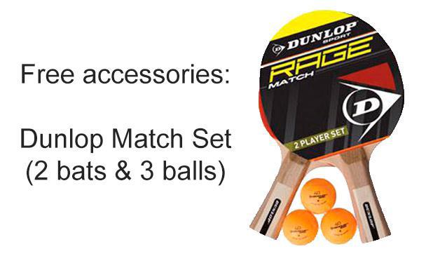 Table Tennis Accessory Pack (2 bats, 3 balls)