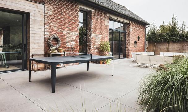 Cornilleau Hyphen Outdoor Table Tennis Table - Grey / Stone