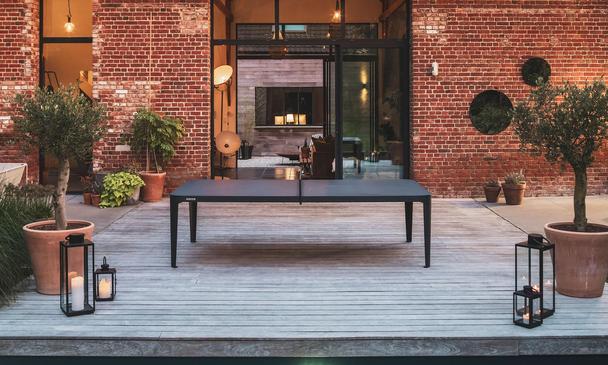 Cornilleau Hyphen Outdoor Table Tennis Table - Grey / Stone