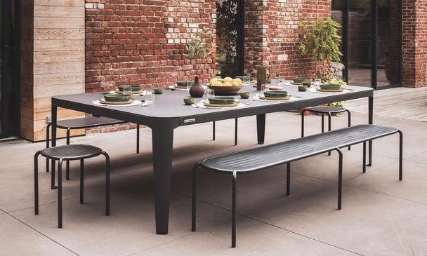 Cornilleau Hyphen Outdoor Table Tennis Table - Grey / Stone