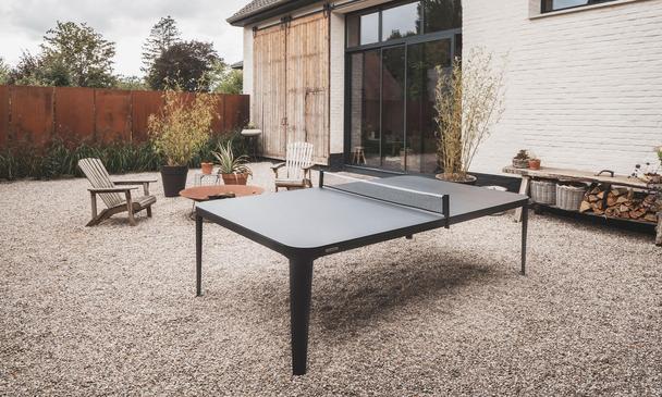Cornilleau Hyphen Outdoor Table Tennis Table - Grey / Stone