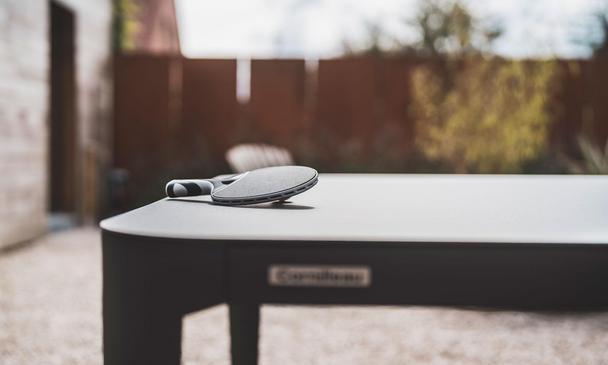 Cornilleau Hyphen Outdoor Table Tennis Table - Grey / Stone