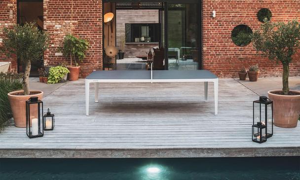 Cornilleau Hyphen Outdoor Table Tennis Table - White / Stone