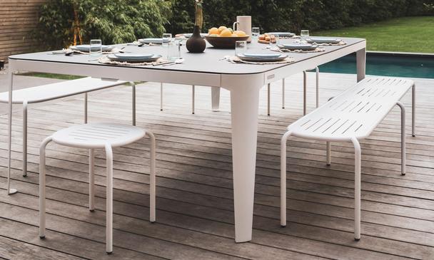 Cornilleau Hyphen Outdoor Table Tennis Table - White / Stone