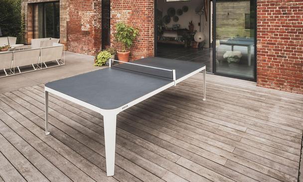 Cornilleau Hyphen Outdoor Table Tennis Table - White / Stone