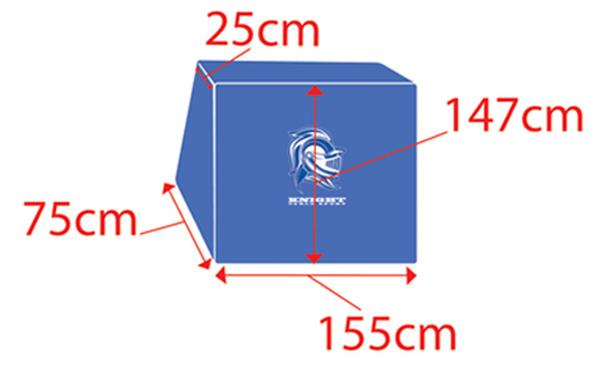 Indoor Table Tennis Table Dust Cover Measurements