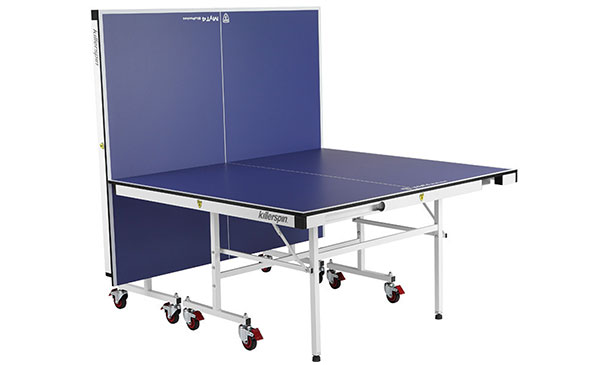 Killerspin MyT4 BluPocket Indoor Table Tennis Table in playback position