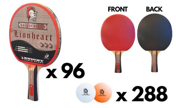 Gallant Knight Bulk Accessory Pack (96 Bats & 288 Balls)