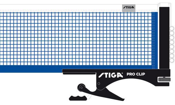 Stiga Pro Clip Net Post Set