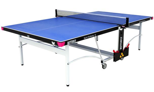 Blue Butterfly Spirit 19 Rollaway Indoor Table Tennis Table