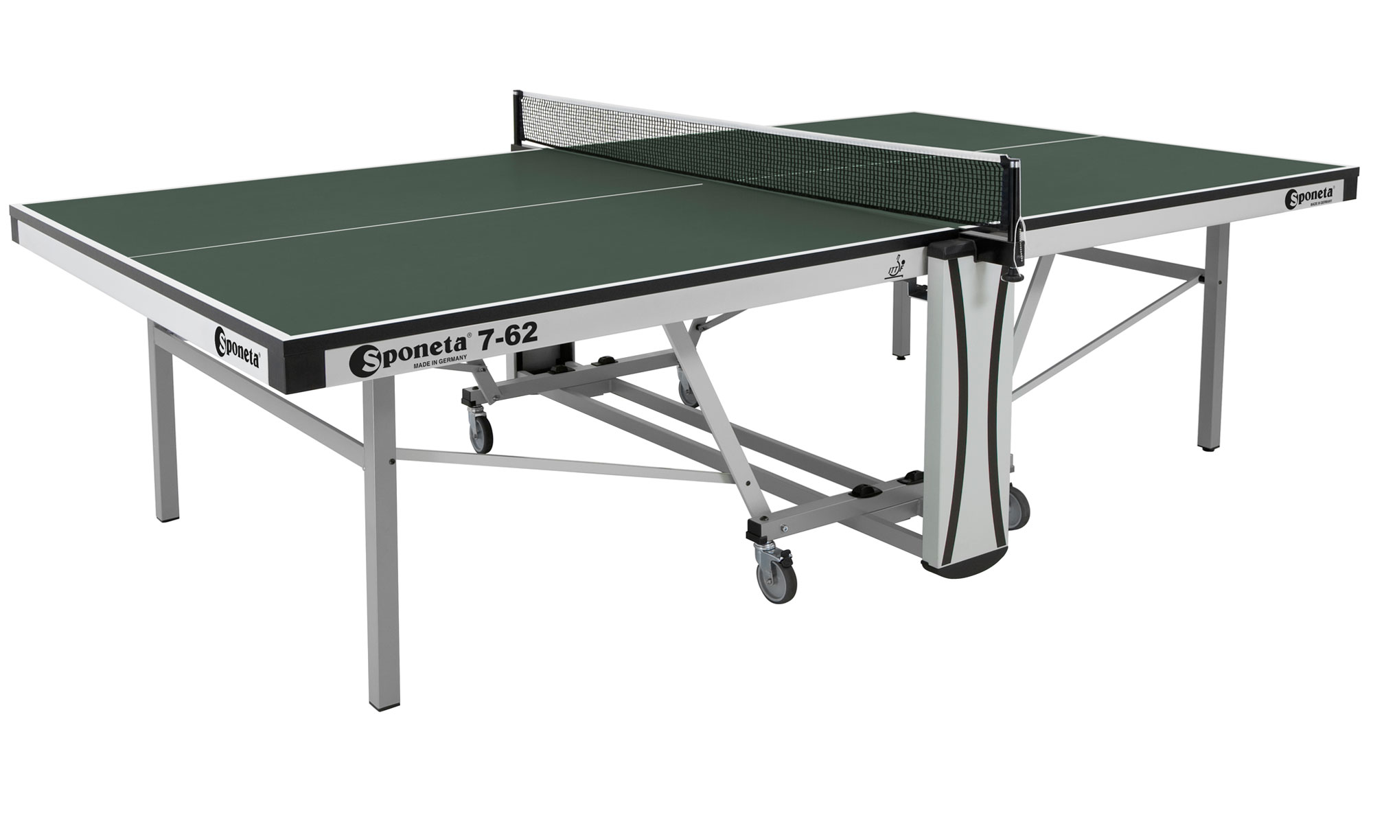 Sponeta Auto Compact ITTF Indoor table tennis table in Green