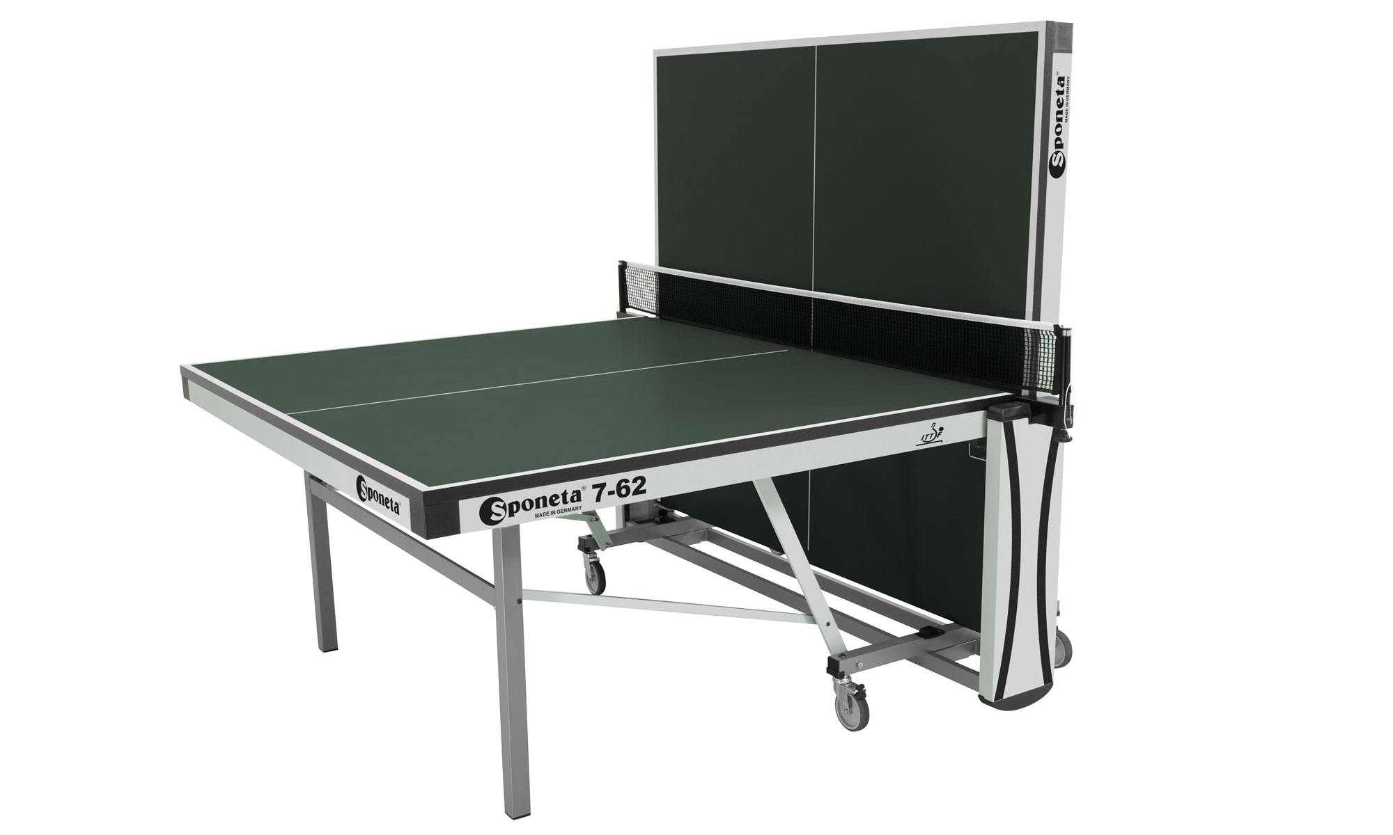 Sponeta Auto Compact ITTF Indoor table tennis table in playback