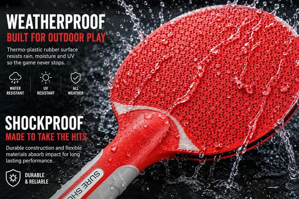 Sure Shot Class Pack - 30 x Weatherproof Bats (15 Red & 15 Blue) & 144 x Matthew Syed Balls