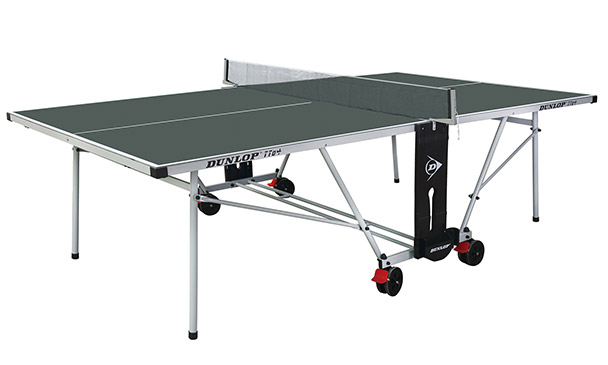 Green Dunlop TTo4 Outdoor Table Tennis Table 