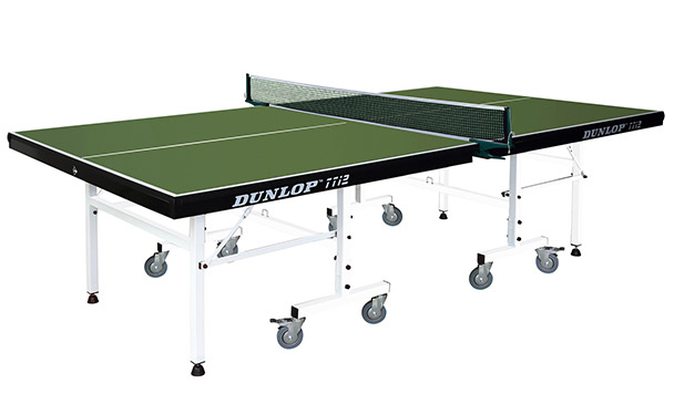 Green Dunlop TTi2 Indoor Table Tennis Table
