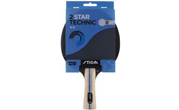 Stiga 2 Star Technic Table Tennis Bat
