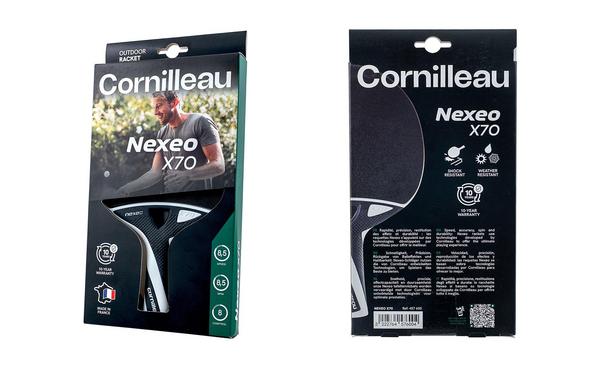 Cornilleau Nexeo X70 Carbon Table Tennis Bat in Packaging